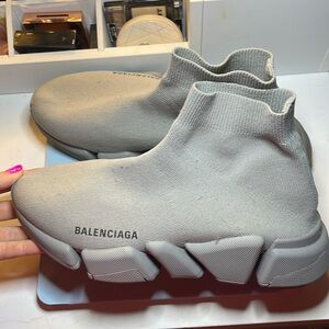 Grey balenciaga shoes